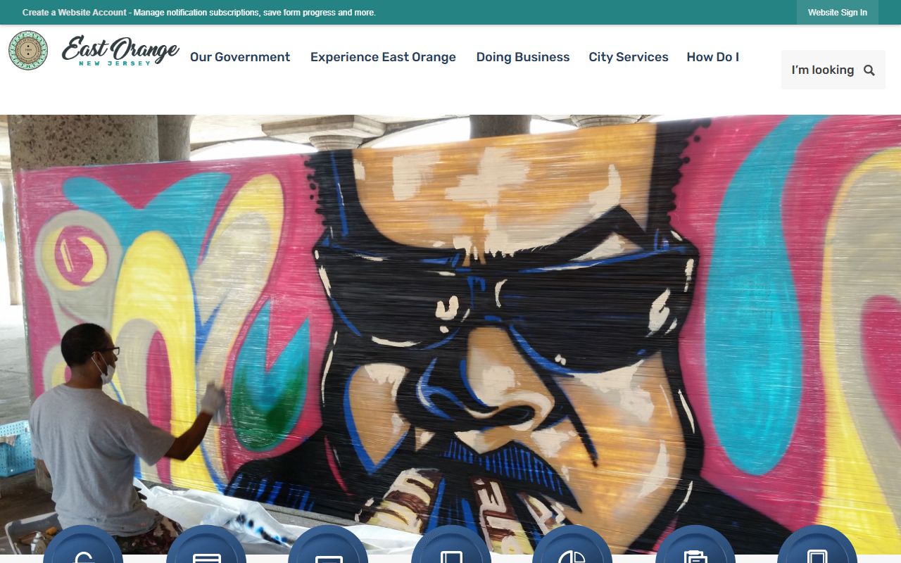 East Orange city government building related to court docket records