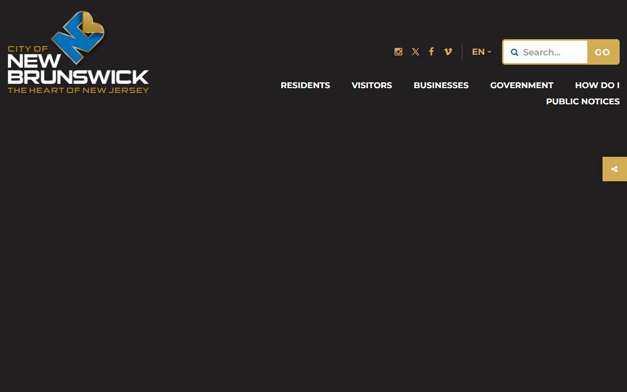 New Brunswick city government and court docket resources