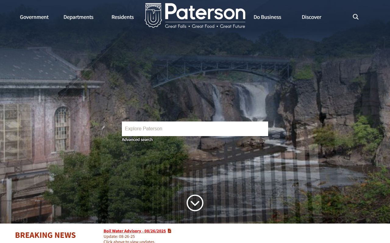 Paterson city government offices and court docket services