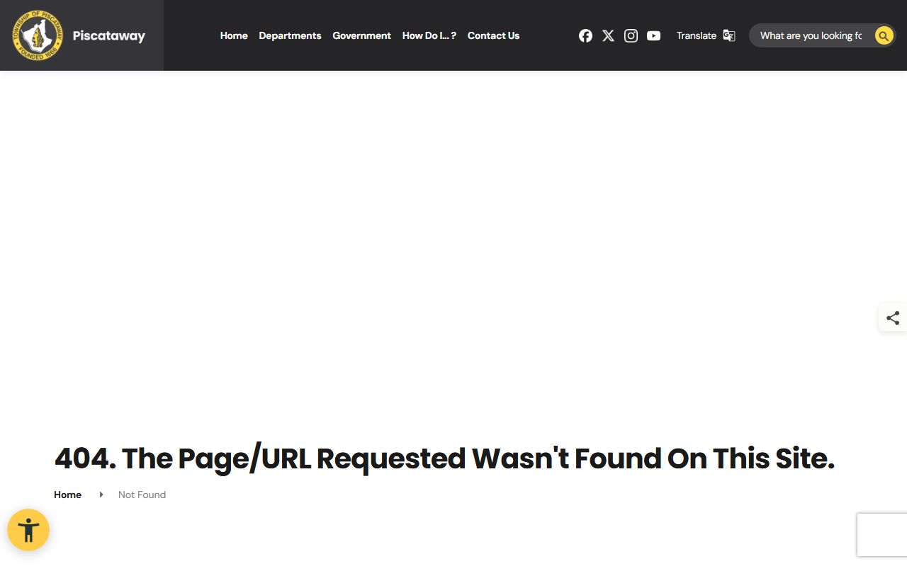 Piscataway Township Municipal Court docket records search