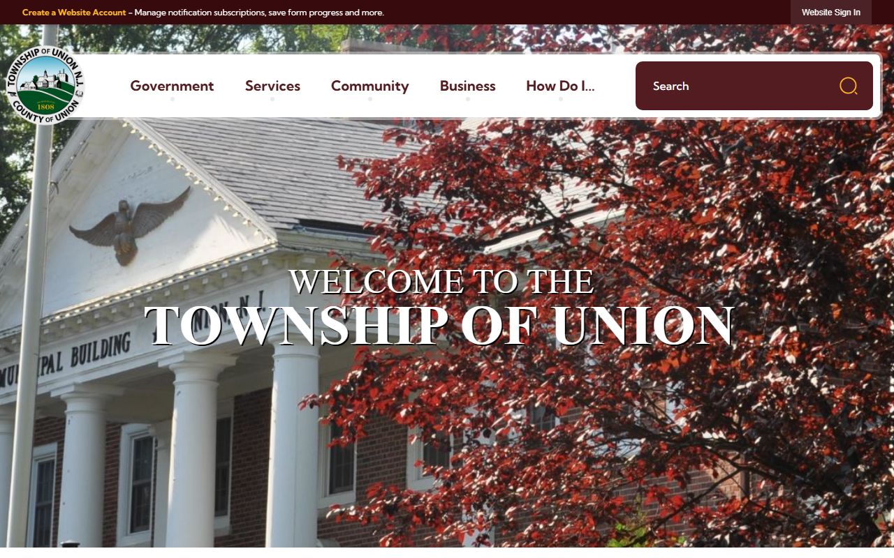 Union Township government resources and court docket information