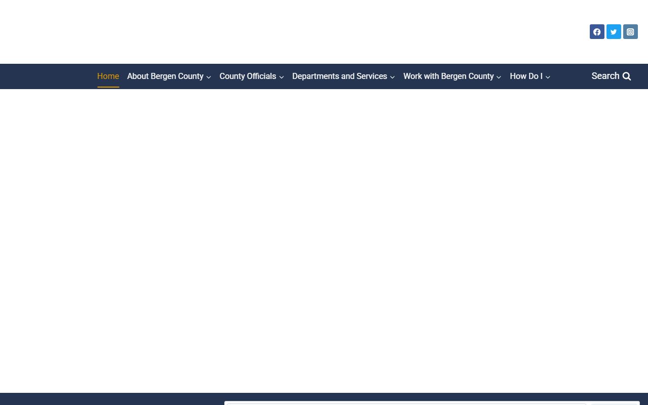 Bergen County Clerk's Office court docket records